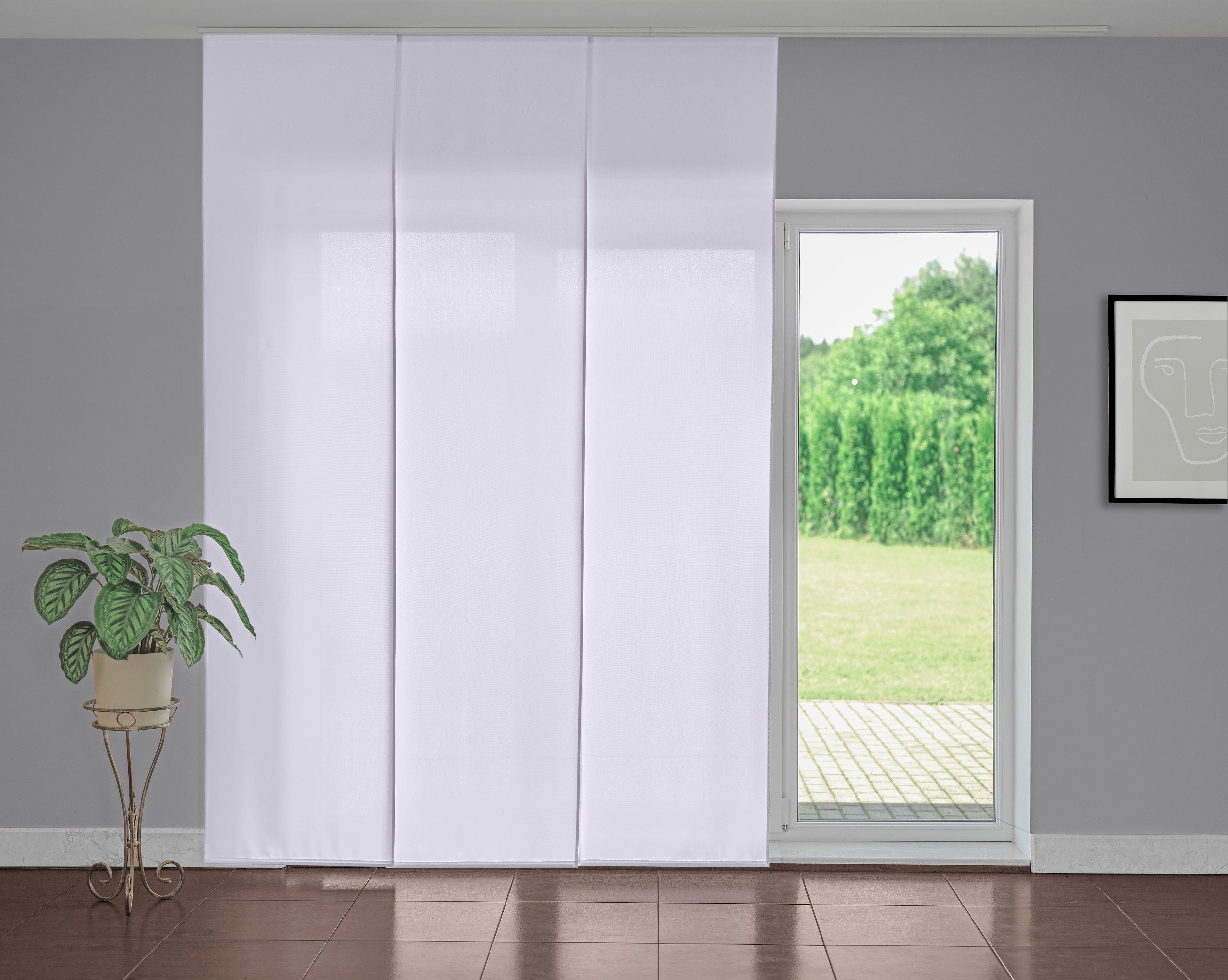 Panel Japonés Screen de Color Blanco