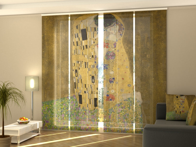Paneles Japoneses El beso Gustav Klimt