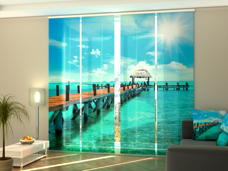 Paneles Japoneses Turquesa Costa de México