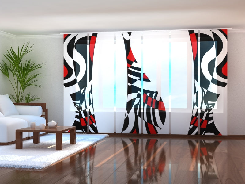 Paneles Japoneses Mosaico Abstracto