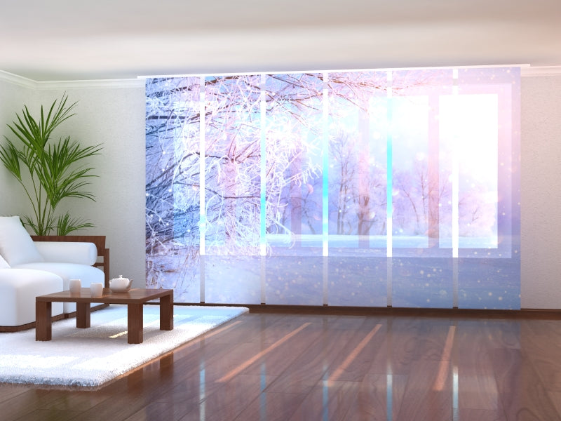 Paneles Japoneses Increíble Nevada Navideña