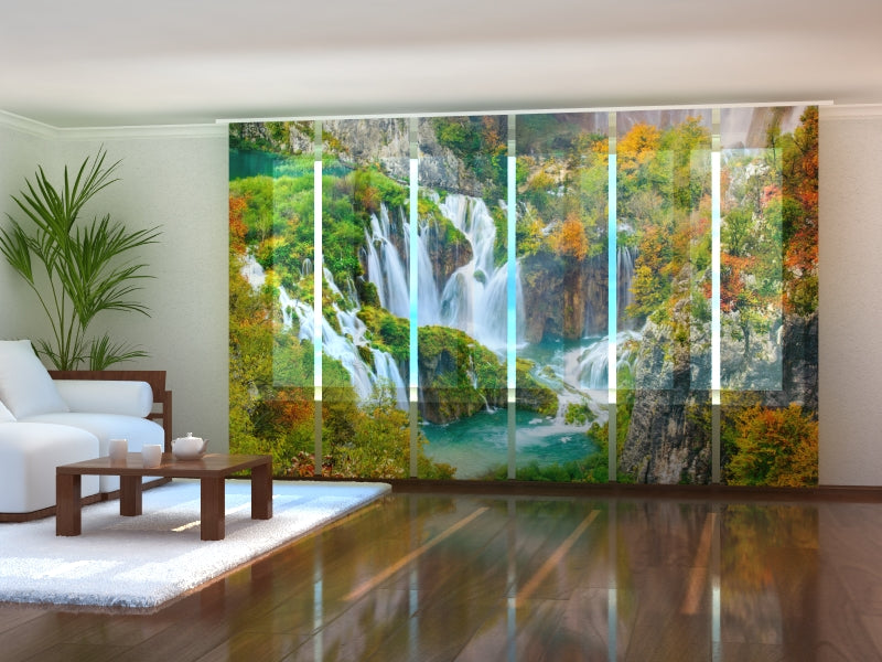 Paneles Japoneses Bellas Cascadas en Croacia