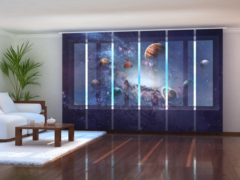 Paneles Japoneses Creando Planetas