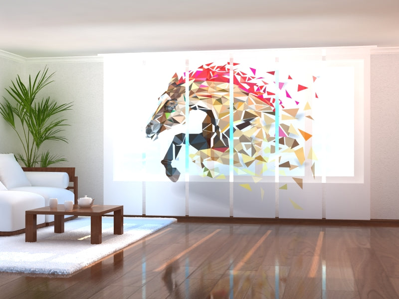 Paneles Japoneses Caballo Arte