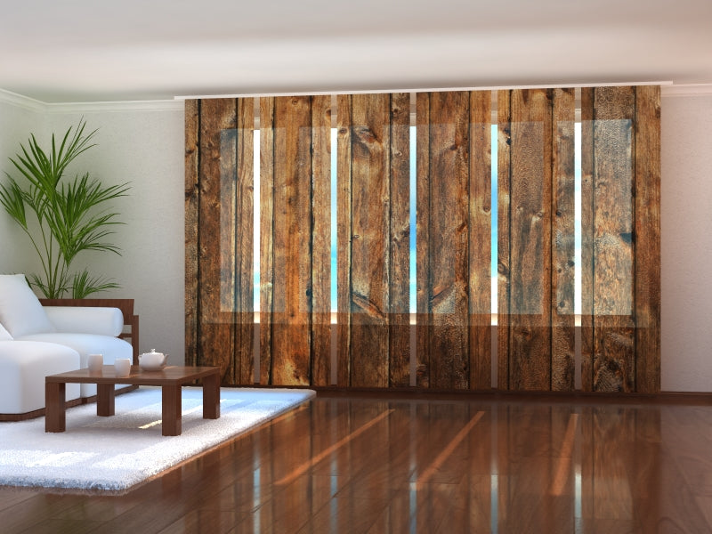Paneles Japoneses Viejos Tablones de Madera