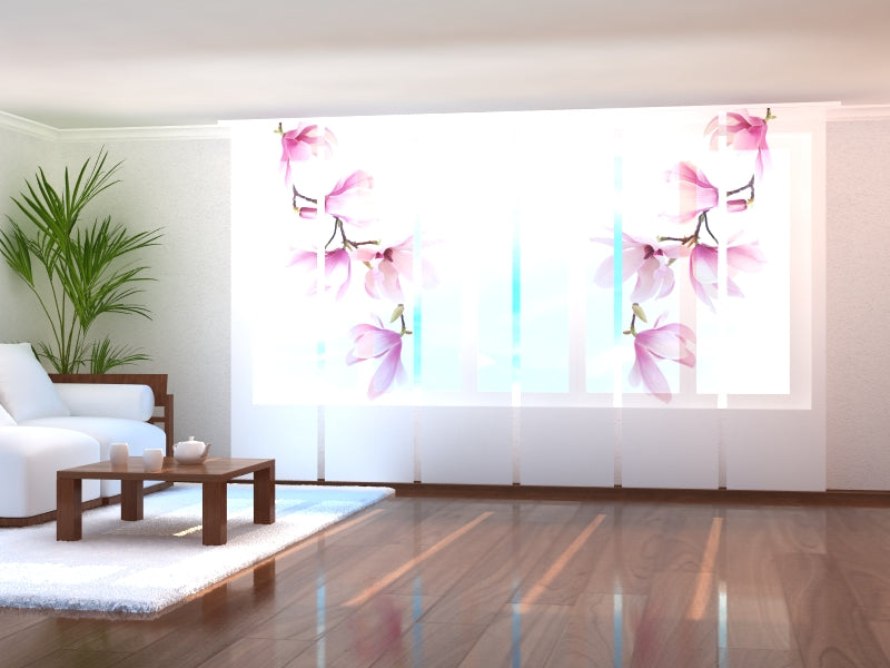 Paneles Japoneses Ramita de Magnolia Primaveral