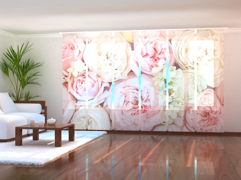 Paneles Japoneses Rosas Veraniegas