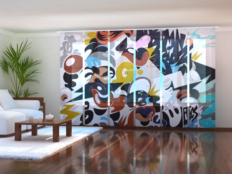 Paneles Japoneses Muralla Arte Callejero