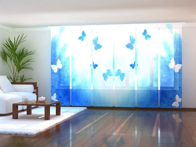 Paneles Japoneses Mariposas en Acuarela