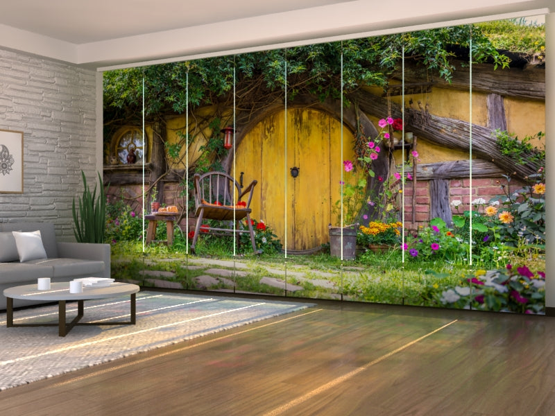 Paneles Japoneses Casa de Hobbit