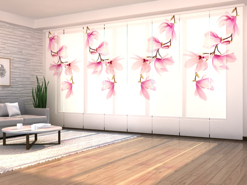 Paneles Japoneses Ramita de Magnolia Primaveral