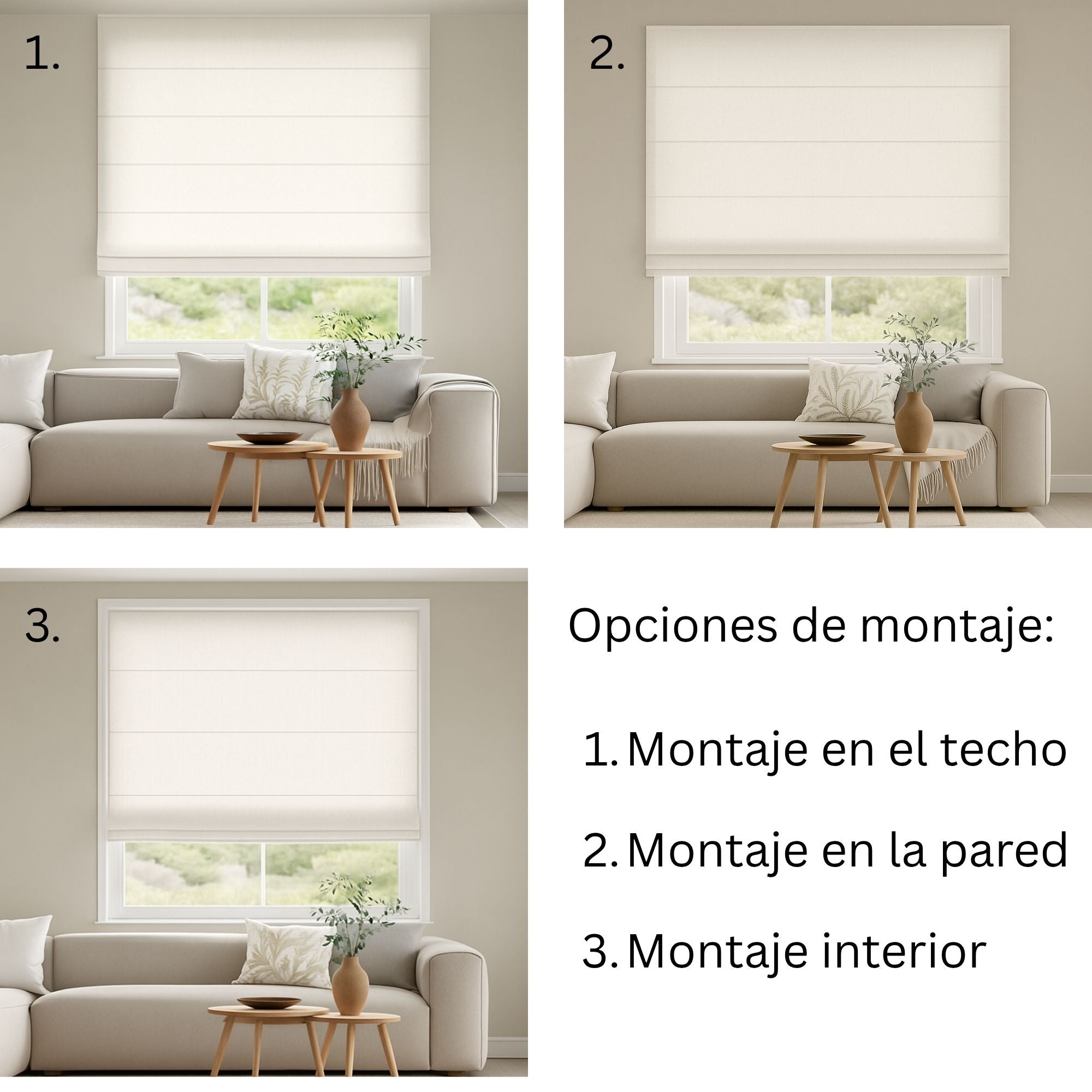 Estores Plegables Colores Brillantes