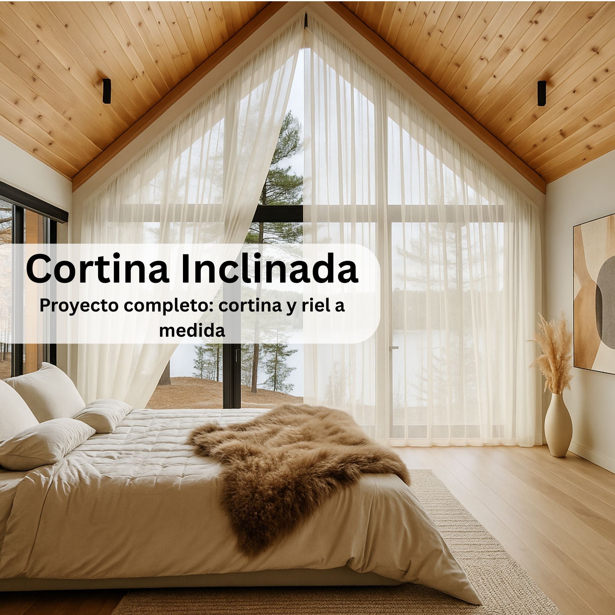 Cortinas Angulares a Medida: Solución Completa para Ventanas Inclinadas y Techos Abovedados