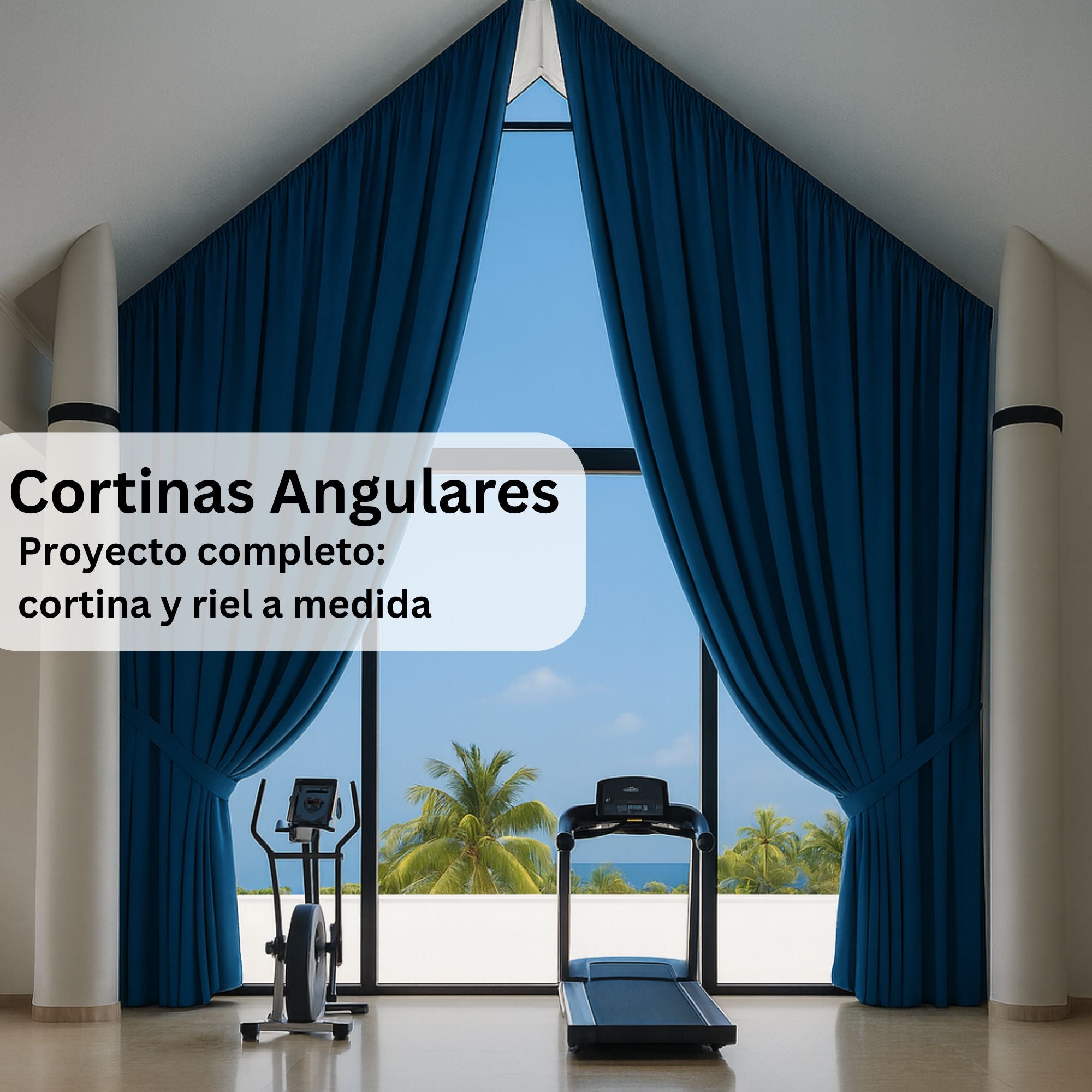 Cortinas Angulares a Medida Blackout - Solución para Ventanas Inclinadas