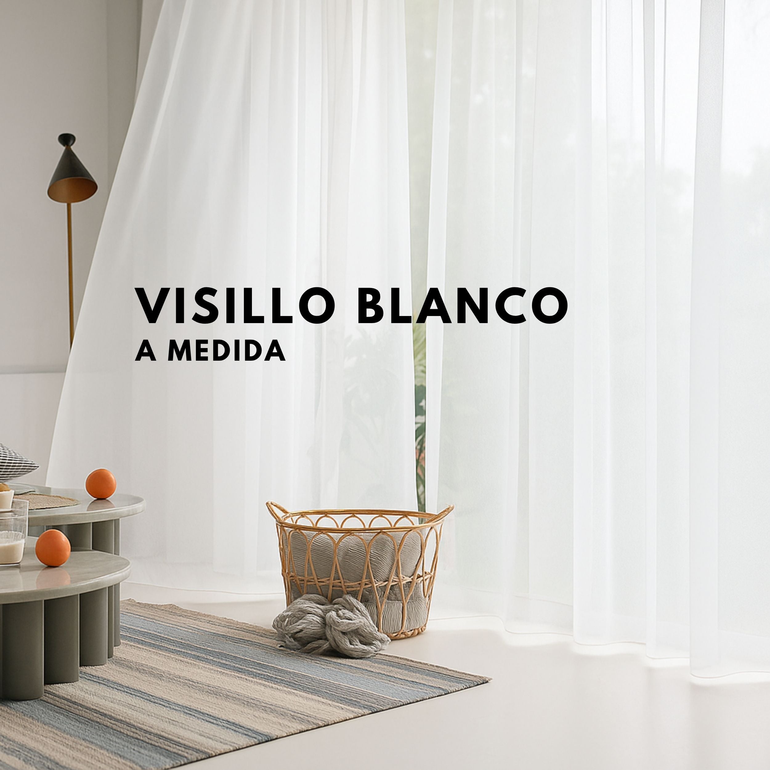 Visillo Premium Blanco, Cortina de Tul Onda, Voile Blanco, Cortina con Pliegues Pellizco, Visillo Onda Perfecta Translúcido - A Medida