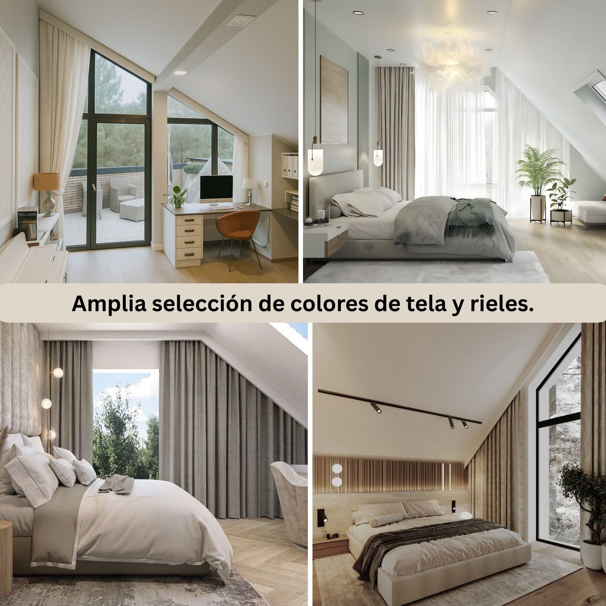 Cortinas Angulares a Medida: Solución Completa para Ventanas Inclinadas y Techos Abovedados
