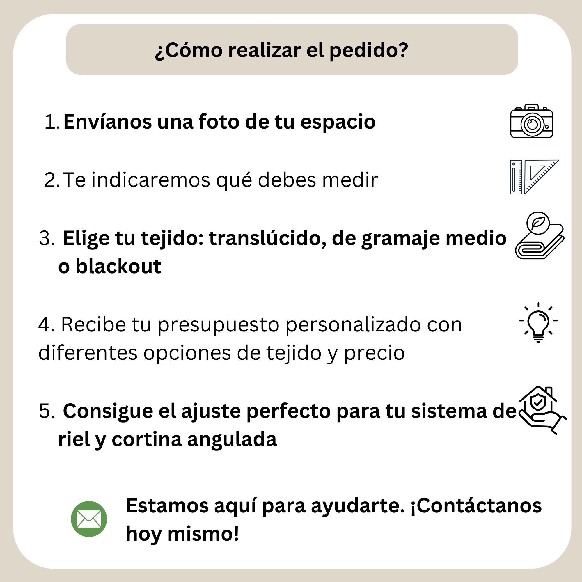 Cortinas Angulares a Medida Blackout - Solución para Ventanas Inclinadas