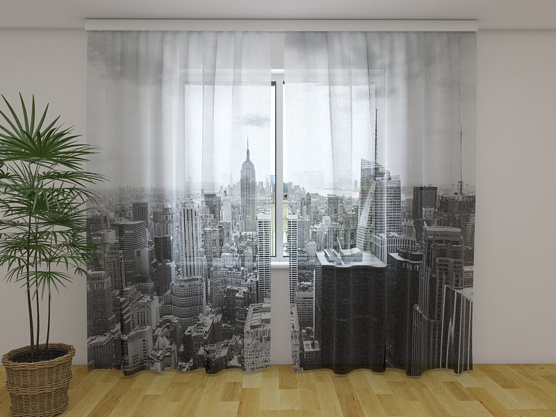 Cortina Manhattan en Blanco y Negro