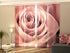 Set de 4 Paneles Japoneses con un Riel de 4 vías, Increíble Rosa de Color Rosado, Medidas: 60x270 cm