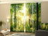 Set de 4 Paneles Japoneses con un Riel de 4 vías, Rayos del Sol, Medidas: 60x270 cm