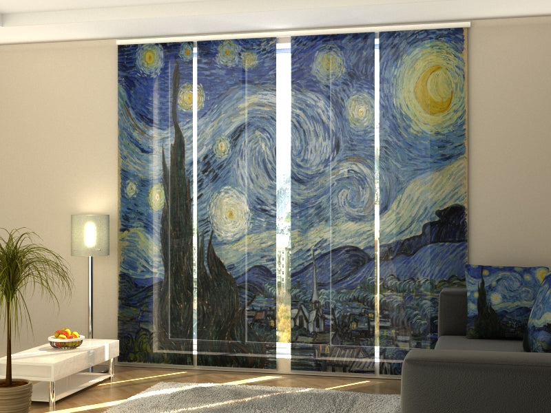 Paneles Japoneses Noche Estrellada Vincent van Gogh