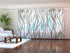 Paneles Japoneses Olas Abstractas Grises