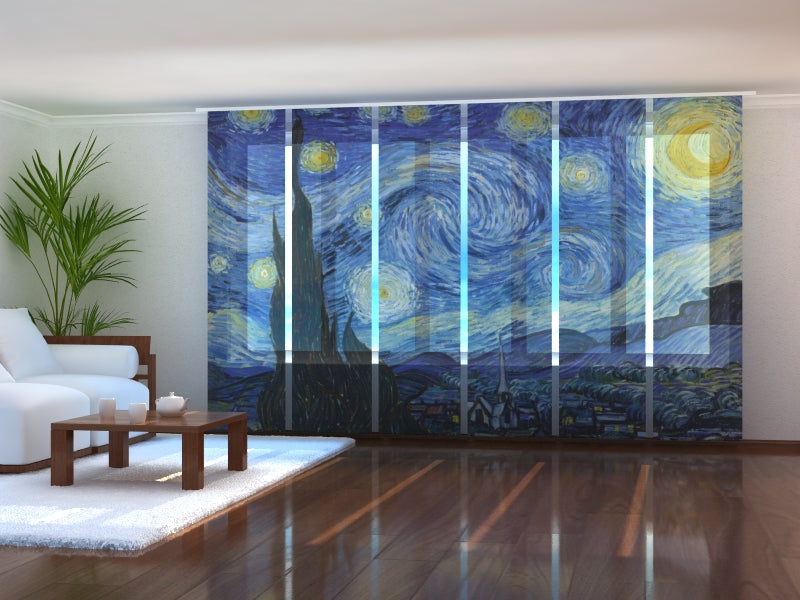 Paneles Japoneses Noche Estrellada Vincent van Gogh