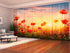 Paneles Japoneses Campo de Amapolas al Atardecer