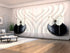 Paneles Japoneses Piedra Zen con Mariposa Blanca