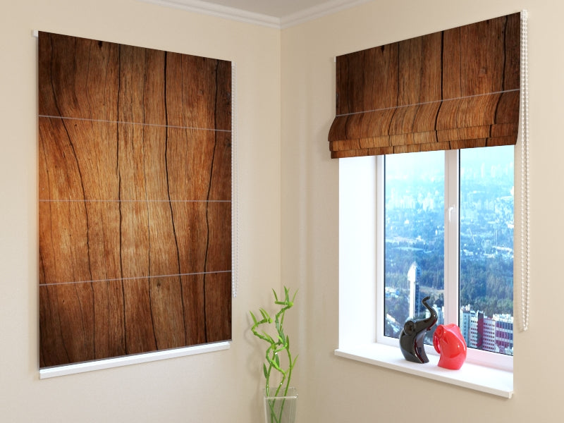 Estores Plegables Pared de Madera Vieja